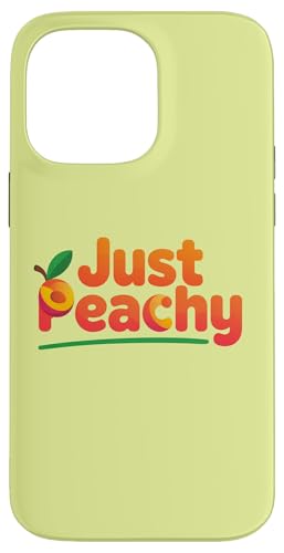 Just Peach Fresh Fruit Peach Sommerliebende pfirsichfarbene Mädchen Hülle für iPhone 14 Pro Max von Just Peachy