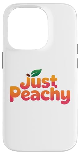 Just Peach Fresh Fruit Peach Sommerliebende pfirsichfarbene Mädchen Hülle für iPhone 14 Pro von Just Peachy