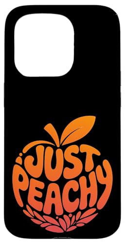 Just Peach Fresh Fruit Peach Sommerliebende pfirsichfarbene Mädchen Hülle für iPhone 15 Pro von Just Peachy