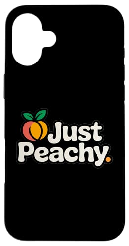 Just Peach Fresh Fruit Peach Sommerliebende pfirsichfarbene Mädchen Hülle für iPhone 16 Plus von Just Peachy