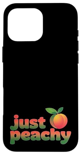 Just Peach Fresh Fruit Peach Sommerliebende pfirsichfarbene Mädchen Hülle für iPhone 16 Pro Max von Just Peachy