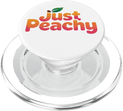 Just Peach Fresh Fruit Peach Sommerliebende pfirsichfarbene Mädchen PopSockets PopGrip für MagSafe Just Peach Fresh Fruit Peach Sommerliebende pfirsichfarbene Mädchen PopSockets PopGrip für MagSafe von Just Peachy