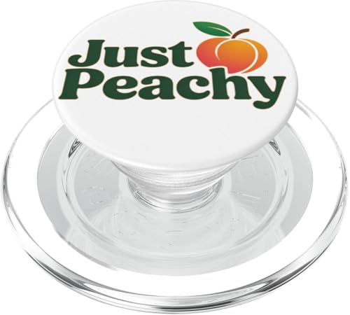 Just Peach Fresh Fruit Peach Sommerliebende pfirsichfarbene Mädchen PopSockets PopGrip für MagSafe von Just Peachy
