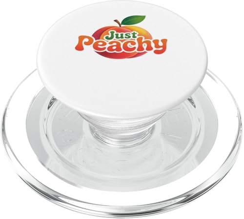 Just Peach Fresh Fruit Peach Sommerliebende pfirsichfarbene Mädchen PopSockets PopGrip für MagSafe Just Peach Fresh Fruit Peach Sommerliebende pfirsichfarbene Mädchen PopSockets PopGrip für MagSafe von Just Peachy