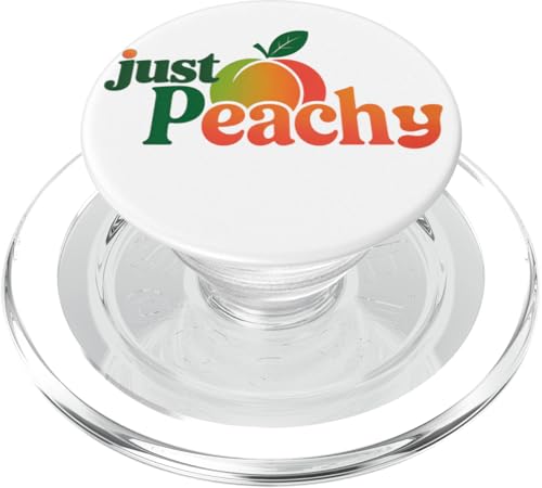 Just Peach Fresh Fruit Peach Sommerliebende pfirsichfarbene Mädchen PopSockets PopGrip für MagSafe Just Peach Fresh Fruit Peach Sommerliebende pfirsichfarbene Mädchen PopSockets PopGrip für MagSafe von Just Peachy