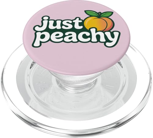 Just Peach Fresh Fruit Peach Sommerliebende pfirsichfarbene Mädchen PopSockets PopGrip für MagSafe Just Peach Fresh Fruit Peach Sommerliebende pfirsichfarbene Mädchen PopSockets PopGrip für MagSafe von Just Peachy