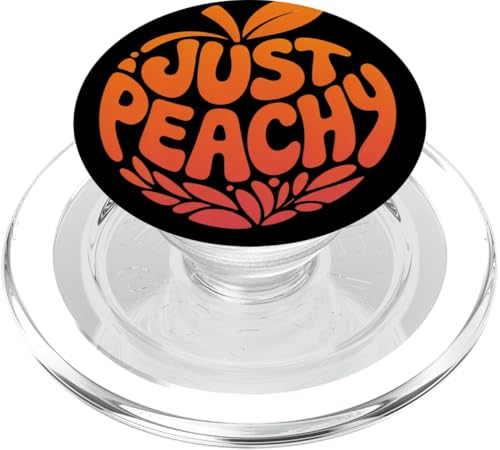 Just Peach Fresh Fruit Peach Sommerliebende pfirsichfarbene Mädchen PopSockets PopGrip für MagSafe Just Peach Fresh Fruit Peach Sommerliebende pfirsichfarbene Mädchen PopSockets PopGrip für MagSafe von Just Peachy