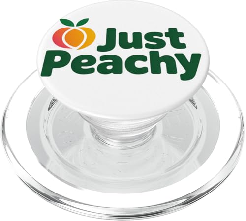 Just Peach Fresh Fruit Peach Sommerliebende pfirsichfarbene Mädchen PopSockets PopGrip für MagSafe Just Peach Fresh Fruit Peach Sommerliebende pfirsichfarbene Mädchen PopSockets PopGrip für MagSafe von Just Peachy