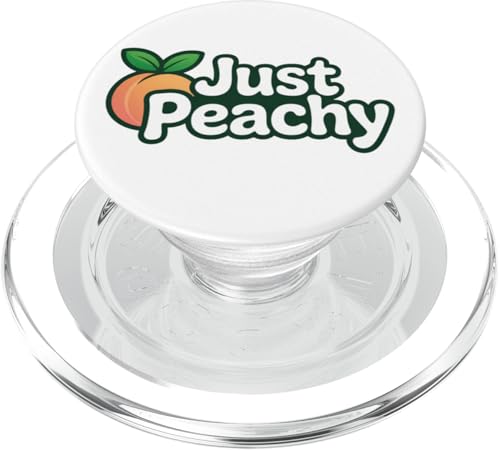 Just Peach Fresh Fruit Peach Sommerliebende pfirsichfarbene Mädchen PopSockets PopGrip für MagSafe Just Peach Fresh Fruit Peach Sommerliebende pfirsichfarbene Mädchen PopSockets PopGrip für MagSafe von Just Peachy