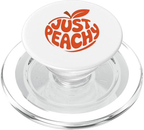 Just Peach Fresh Fruit Peach Sommerliebende pfirsichfarbene Mädchen PopSockets PopGrip für MagSafe Just Peach Fresh Fruit Peach Sommerliebende pfirsichfarbene Mädchen PopSockets PopGrip für MagSafe von Just Peachy