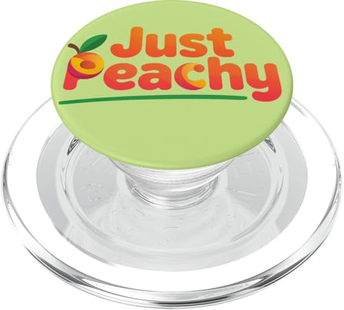 Just Peach Fresh Fruit Peach Sommerliebende pfirsichfarbene Mädchen PopSockets PopGrip für MagSafe Just Peach Fresh Fruit Peach Sommerliebende pfirsichfarbene Mädchen PopSockets PopGrip für MagSafe von Just Peachy
