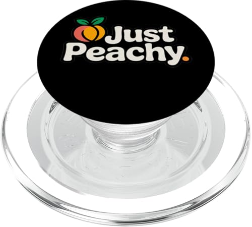 Just Peach Fresh Fruit Peach Sommerliebende pfirsichfarbene Mädchen PopSockets PopGrip für MagSafe Just Peach Fresh Fruit Peach Sommerliebende pfirsichfarbene Mädchen PopSockets PopGrip für MagSafe von Just Peachy