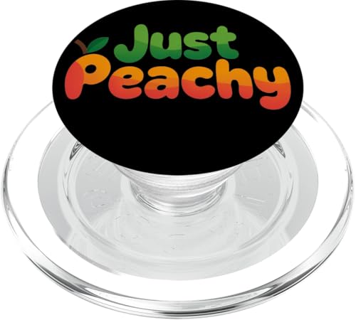 Just Peach Fresh Fruit Peach Sommerliebende pfirsichfarbene Mädchen PopSockets PopGrip für MagSafe Just Peach Fresh Fruit Peach Sommerliebende pfirsichfarbene Mädchen PopSockets PopGrip für MagSafe von Just Peachy