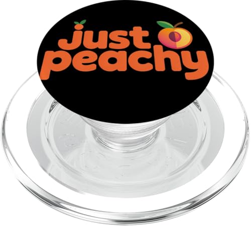 Just Peach Fresh Fruit Peach Sommerliebende pfirsichfarbene Mädchen PopSockets PopGrip für MagSafe Just Peach Fresh Fruit Peach Sommerliebende pfirsichfarbene Mädchen PopSockets PopGrip für MagSafe von Just Peachy