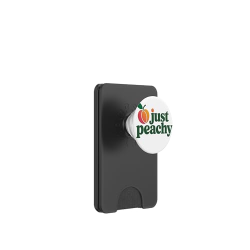 Just Peach Fresh Fruit Peach Sommerliebende pfirsichfarbene Mädchen PopSockets PopWallet für MagSafe Just Peach Fresh Fruit Peach Sommerliebende pfirsichfarbene Mädchen PopSockets PopWallet für MagSafe von Just Peachy