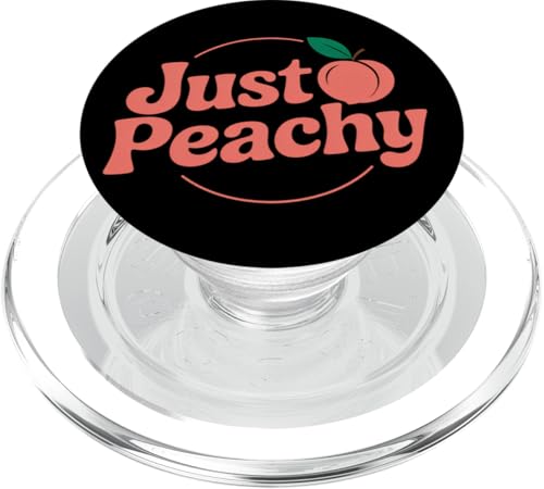 Peachy Vintage-Look für sommerliebende, pfirsichfarbene Mädchen PopSockets PopGrip für MagSafe Peachy Vintage-Look für sommerliebende, pfirsichfarbene Mädchen PopSockets PopGrip für MagSafe von Just Peachy
