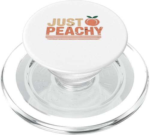 Peachy Vintage-Look für sommerliebende, pfirsichfarbene Mädchen PopSockets PopGrip für MagSafe Peachy Vintage-Look für sommerliebende, pfirsichfarbene Mädchen PopSockets PopGrip für MagSafe von Just Peachy