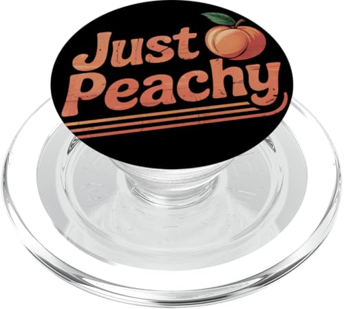 Peachy Vintage-Look für sommerliebende, pfirsichfarbene Mädchen PopSockets PopGrip für MagSafe Peachy Vintage-Look für sommerliebende, pfirsichfarbene Mädchen PopSockets PopGrip für MagSafe von Just Peachy