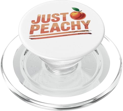 Peachy Vintage-Look für sommerliebende, pfirsichfarbene Mädchen PopSockets PopGrip für MagSafe Peachy Vintage-Look für sommerliebende, pfirsichfarbene Mädchen PopSockets PopGrip für MagSafe von Just Peachy