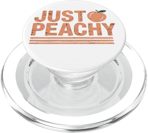 Peachy Vintage-Look für sommerliebende, pfirsichfarbene Mädchen PopSockets PopGrip für MagSafe Peachy Vintage-Look für sommerliebende, pfirsichfarbene Mädchen PopSockets PopGrip für MagSafe von Just Peachy