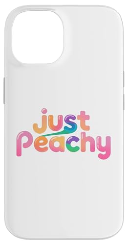 Pfirsiche Sommerfrucht Nostalgie Pfirsichfrucht Retro Grafik Hülle für iPhone 14 von Just Peachy