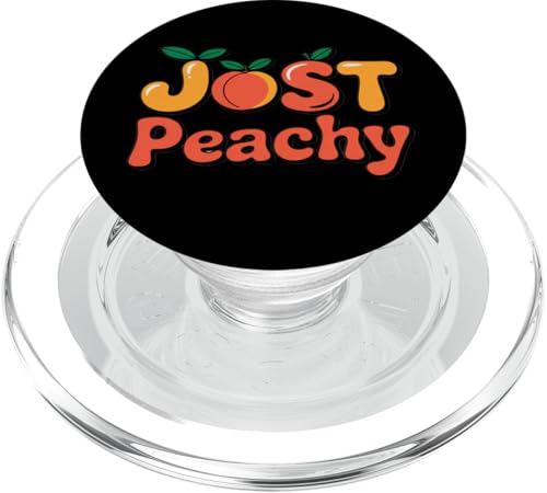 Pfirsiche Sommerfrucht Nostalgie Pfirsichfrucht Retro Grafik PopSockets PopGrip für MagSafe Pfirsiche Sommerfrucht Nostalgie Pfirsichfrucht Retro Grafik PopSockets PopGrip für MagSafe von Just Peachy