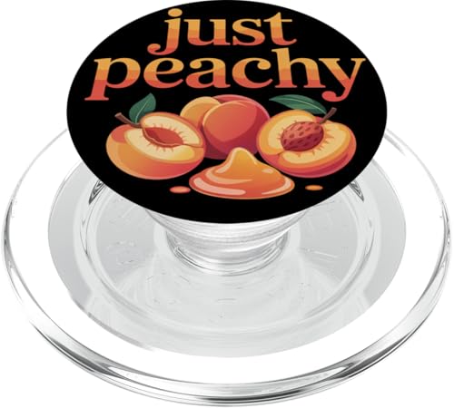 Pfirsiche Sommerfrucht Nostalgie Pfirsichfrucht Retro Grafik PopSockets PopGrip für MagSafe Pfirsiche Sommerfrucht Nostalgie Pfirsichfrucht Retro Grafik PopSockets PopGrip für MagSafe von Just Peachy