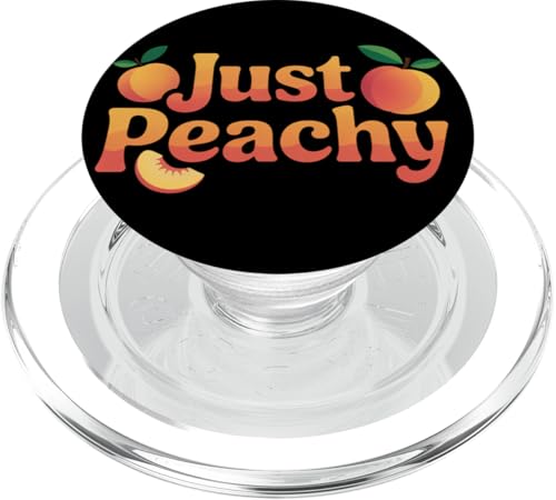 Pfirsiche Sommerfrucht Nostalgie Pfirsichfrucht Retro Grafik PopSockets PopGrip für MagSafe Pfirsiche Sommerfrucht Nostalgie Pfirsichfrucht Retro Grafik PopSockets PopGrip für MagSafe von Just Peachy