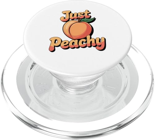 Pfirsiche Sommerfrucht Nostalgie Pfirsichfrucht Retro Grafik PopSockets PopGrip für MagSafe Pfirsiche Sommerfrucht Nostalgie Pfirsichfrucht Retro Grafik PopSockets PopGrip für MagSafe von Just Peachy
