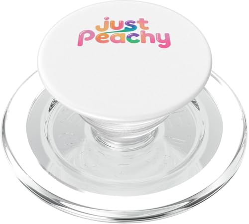 Pfirsiche Sommerfrucht Nostalgie Pfirsichfrucht Retro Grafik PopSockets PopGrip für MagSafe Pfirsiche Sommerfrucht Nostalgie Pfirsichfrucht Retro Grafik PopSockets PopGrip für MagSafe von Just Peachy