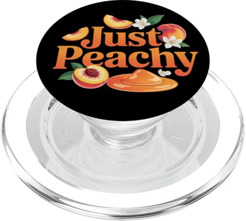 Pfirsiche Sommerfrucht Nostalgie Pfirsichfrucht Retro Grafik PopSockets PopGrip für MagSafe Pfirsiche Sommerfrucht Nostalgie Pfirsichfrucht Retro Grafik PopSockets PopGrip für MagSafe von Just Peachy