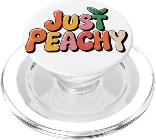 Pfirsiche Sommerfrucht Nostalgie Pfirsichfrucht Retro Grafik PopSockets PopGrip für MagSafe Pfirsiche Sommerfrucht Nostalgie Pfirsichfrucht Retro Grafik PopSockets PopGrip für MagSafe von Just Peachy
