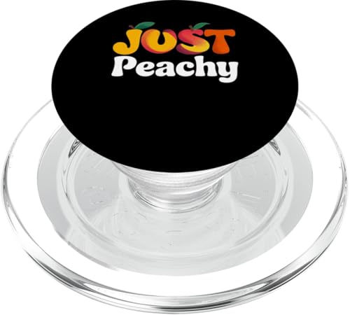 Pfirsiche Sommerfrucht Nostalgie Pfirsichfrucht Retro Grafik PopSockets PopGrip für MagSafe Pfirsiche Sommerfrucht Nostalgie Pfirsichfrucht Retro Grafik PopSockets PopGrip für MagSafe von Just Peachy
