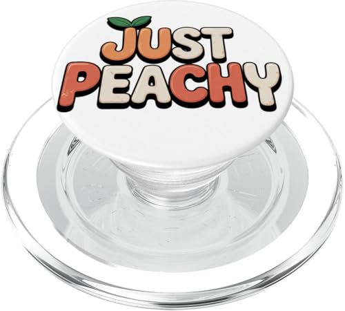 Pfirsiche Sommerfrucht Nostalgie Pfirsichfrucht Retro Grafik PopSockets PopGrip für MagSafe Pfirsiche Sommerfrucht Nostalgie Pfirsichfrucht Retro Grafik PopSockets PopGrip für MagSafe von Just Peachy