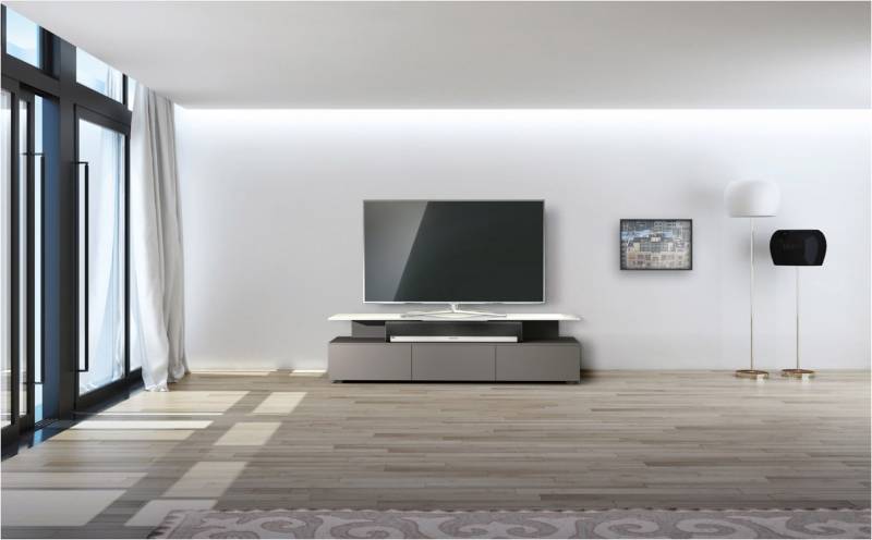 JRM1650 TV-Rack cappuccino grey von Just-Racks