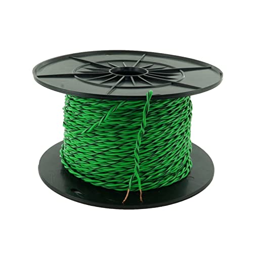 Just Sound best choice for caraudio Lautsprecherkabel 2x0,5mm² OFC Kupfer Meterware Grün – Verdrilltes Kabel für Auto Hifi Heimkino – Flexibel & Made in Germany von Just Sound best choice for caraudio