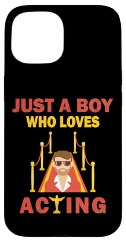 Cute Just A Boy Who Loves Acting Schauspieler Männer und Jungen Hülle für iPhone 15 Cute Just A Boy Who Loves Acting Schauspieler Männer und Jungen Hülle für iPhone 15 von Just a Boy who loves Apparel for men and boys