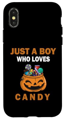 Cute Just A Boy Who Loves Candy Süßigkeiten Männer und Jungen Hülle für iPhone X/XS Cute Just A Boy Who Loves Candy Süßigkeiten Männer und Jungen Hülle für iPhone X/XS von Just a Boy who loves Apparel for men and boys