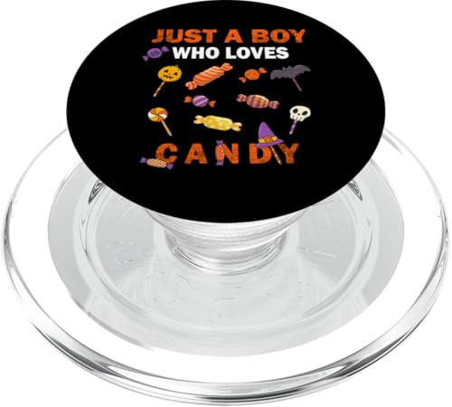 Cute Just A Boy Who Loves Candy Süßigkeiten Männer und Jungen PopSockets PopGrip für MagSafe Cute Just A Boy Who Loves Candy Süßigkeiten Männer und Jungen PopSockets PopGrip für MagSafe von Just a Boy who loves Apparel for men and boys