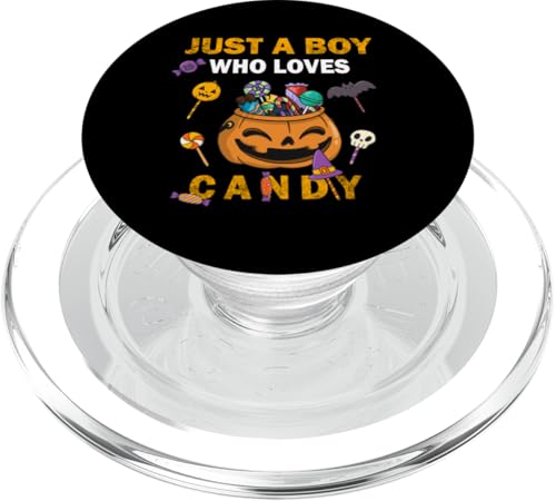Cute Just A Boy Who Loves Candy Süßigkeiten Männer und Jungen PopSockets PopGrip für MagSafe Cute Just A Boy Who Loves Candy Süßigkeiten Männer und Jungen PopSockets PopGrip für MagSafe von Just a Boy who loves Apparel for men and boys