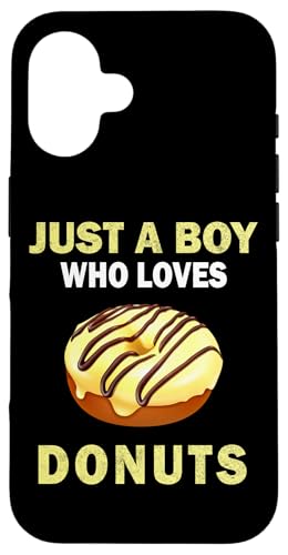 Cute Just A Boy Who Loves Donuts Süßigkeiten Männer und Jungen Hülle für iPhone 16 Cute Just A Boy Who Loves Donuts Süßigkeiten Männer und Jungen Hülle für iPhone 16 von Just a Boy who loves Apparel for men and boys