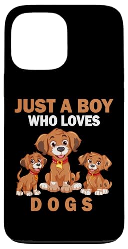 Süß, nur ein Junge, der Hunde und Tiere liebt, Männer und Jungen Hülle für iPhone 13 Pro Max Süß, nur ein Junge, der Hunde und Tiere liebt, Männer und Jungen Hülle für iPhone 13 Pro Max von Just a Boy who loves Apparel for men and boys