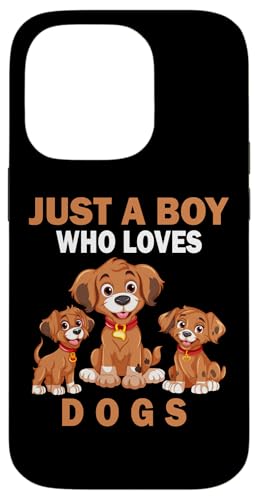 Süß, nur ein Junge, der Hunde und Tiere liebt, Männer und Jungen Hülle für iPhone 14 Pro Süß, nur ein Junge, der Hunde und Tiere liebt, Männer und Jungen Hülle für iPhone 14 Pro von Just a Boy who loves Apparel for men and boys