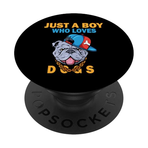 Süß, nur ein Junge, der Hunde und Tiere liebt, Männer und Jungen PopSockets Klebender PopGrip Süß, nur ein Junge, der Hunde und Tiere liebt, Männer und Jungen PopSockets Klebender PopGrip von Just a Boy who loves Apparel for men and boys