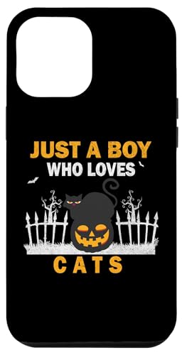 Süß, nur ein Junge, der Katzen, Tiere liebt, Männer und Jungen. Hülle für iPhone 12 Pro Max Süß, nur ein Junge, der Katzen, Tiere liebt, Männer und Jungen. Hülle für iPhone 12 Pro Max von Just a Boy who loves Apparel for men and boys