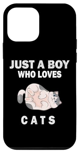 Süß, nur ein Junge, der Katzen, Tiere liebt, Männer und Jungen. Hülle für iPhone 12 mini Süß, nur ein Junge, der Katzen, Tiere liebt, Männer und Jungen. Hülle für iPhone 12 mini von Just a Boy who loves Apparel for men and boys