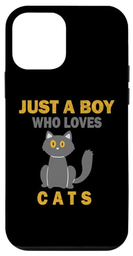 Süß, nur ein Junge, der Katzen, Tiere liebt, Männer und Jungen. Hülle für iPhone 12 mini von Just a Boy who loves Apparel for men and boys