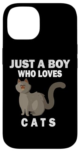 Süß, nur ein Junge, der Katzen, Tiere liebt, Männer und Jungen. Hülle für iPhone 14 Süß, nur ein Junge, der Katzen, Tiere liebt, Männer und Jungen. Hülle für iPhone 14 von Just a Boy who loves Apparel for men and boys