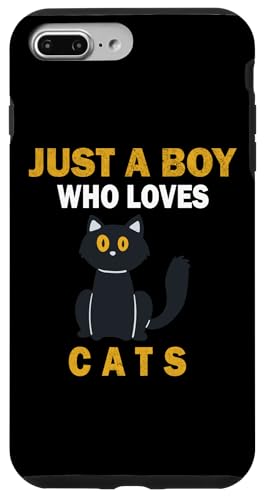 Süß, nur ein Junge, der Katzen, Tiere liebt, Männer und Jungen. Hülle für iPhone 7 Plus/8 Plus Süß, nur ein Junge, der Katzen, Tiere liebt, Männer und Jungen. Hülle für iPhone 7 Plus/8 Plus von Just a Boy who loves Apparel for men and boys