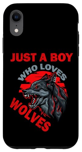 Süß, nur ein Junge, der Wölfe und Tiere liebt, Männer und Jungen Hülle für iPhone XR Süß, nur ein Junge, der Wölfe und Tiere liebt, Männer und Jungen Hülle für iPhone XR von Just a Boy who loves Apparel for men and boys